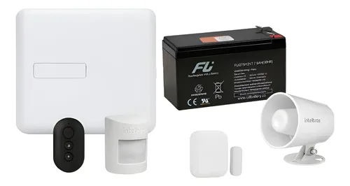 Kit de Alarma Inalámbrica 24 Zonas con Batería Intelbras AMT 1000 SMART